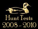 Hunt Test Results for 2008 - 2010