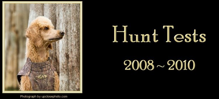Hunt Tests results 2008 - 2010