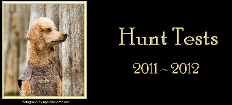 Hunt Tests results 2011 - 2012